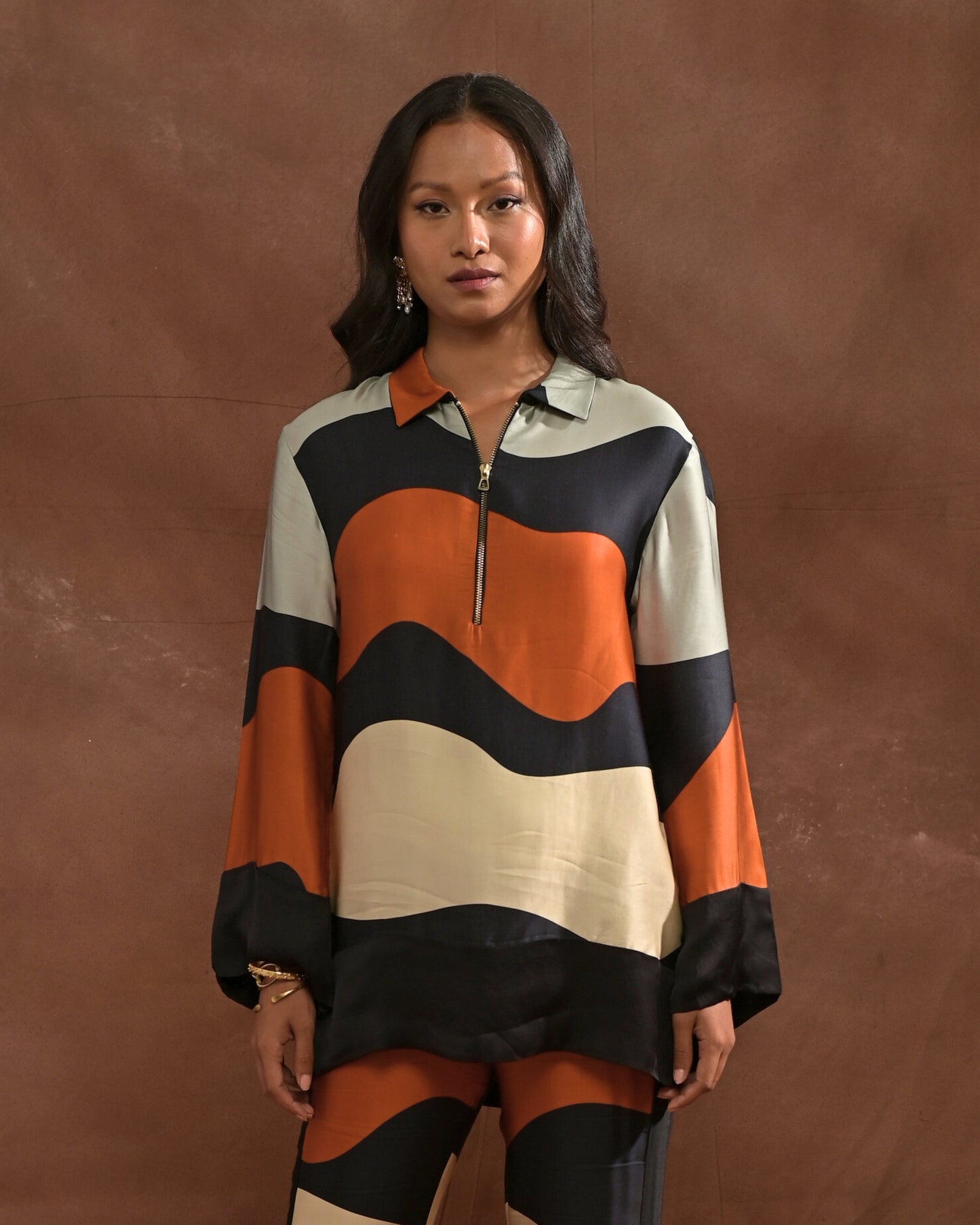 River Orange Top