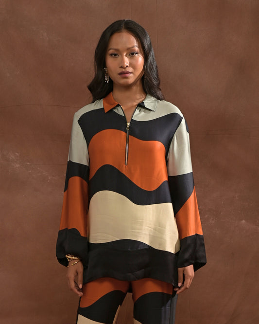 River Orange Top