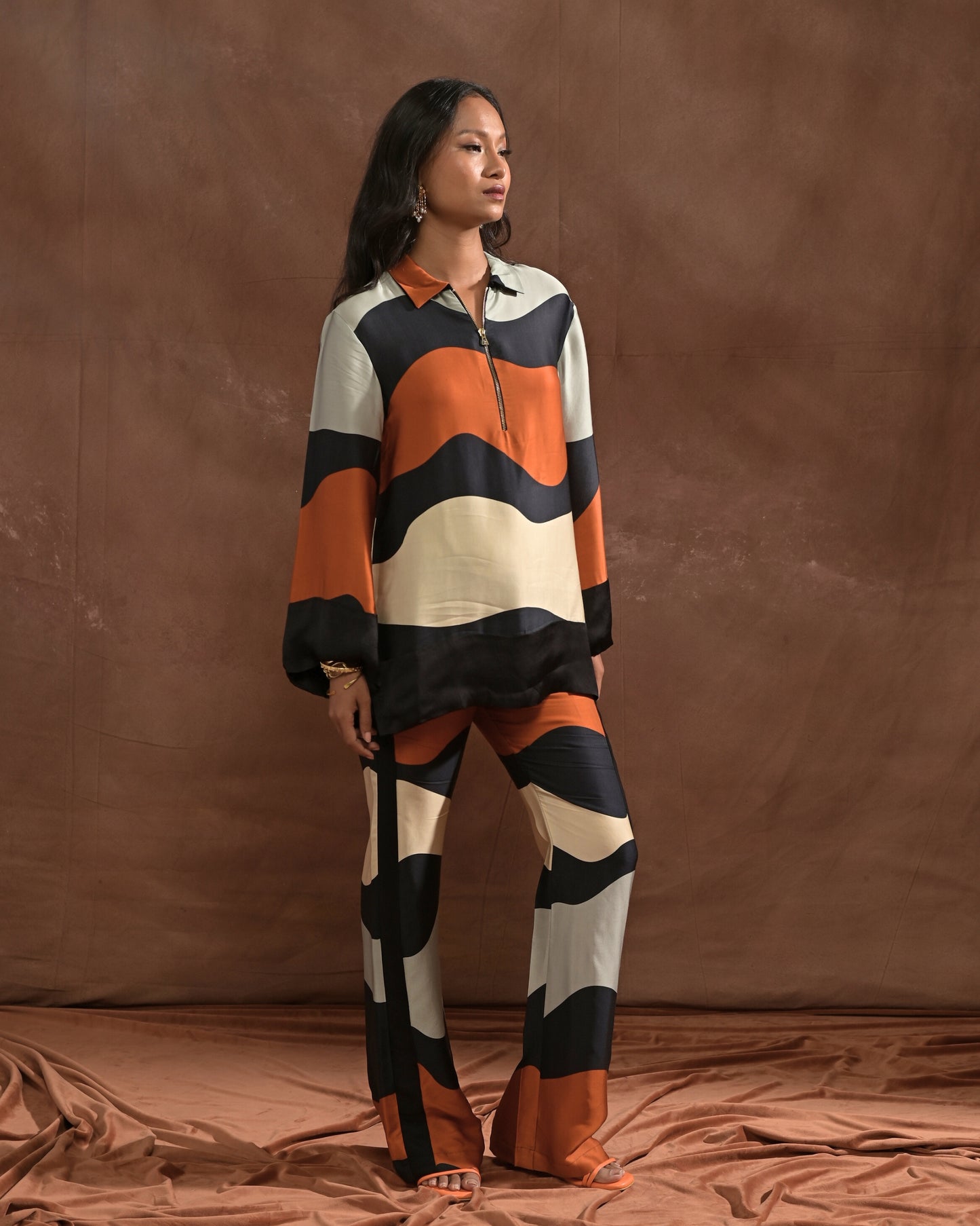River Orange Top