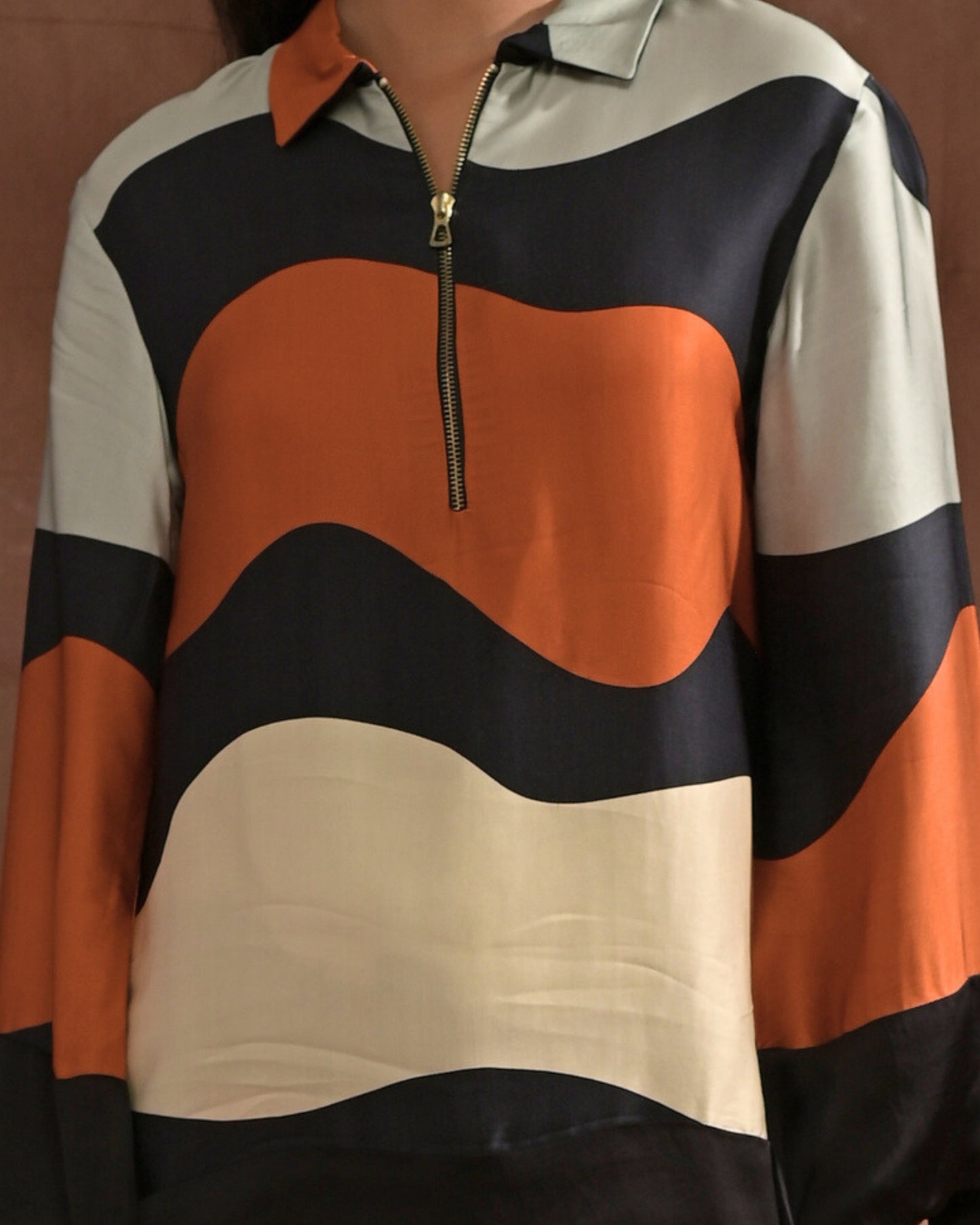 River Orange Top