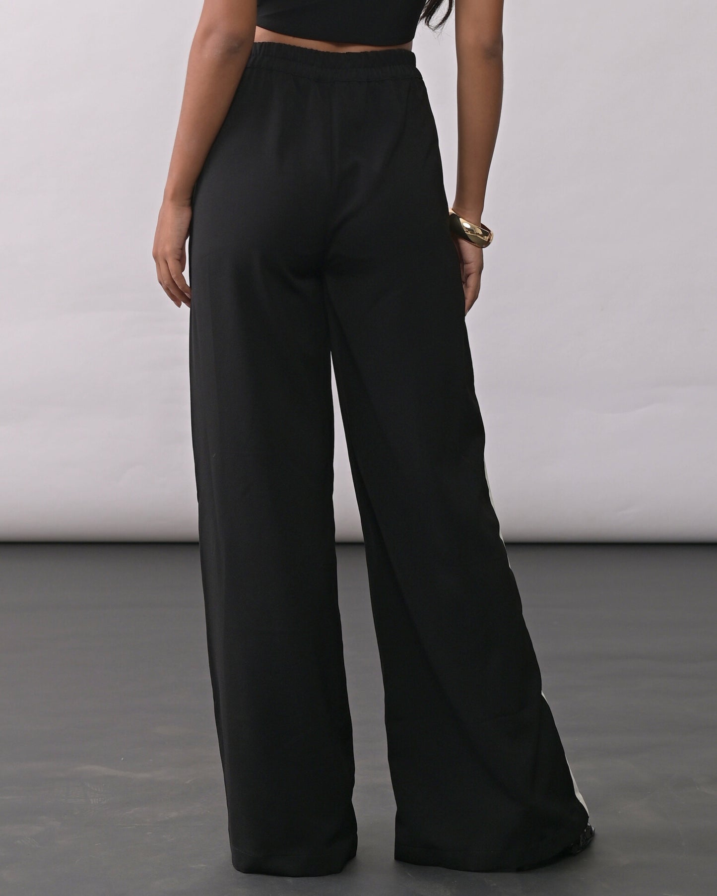 Maxine Black Straight Pants