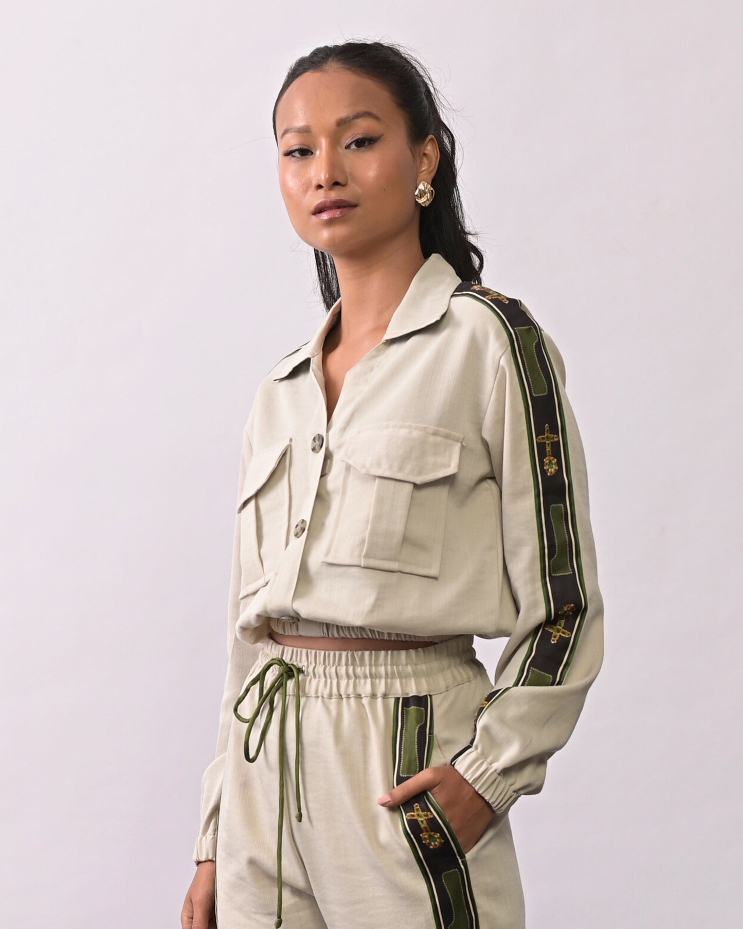 Mila White Co-ord Set