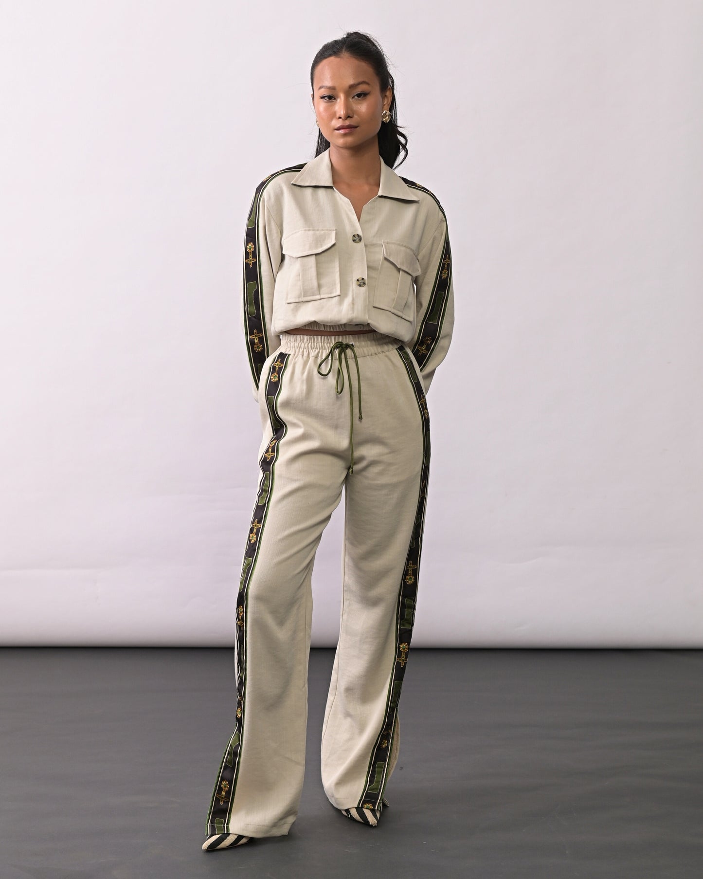 Mila White Co-ord Set