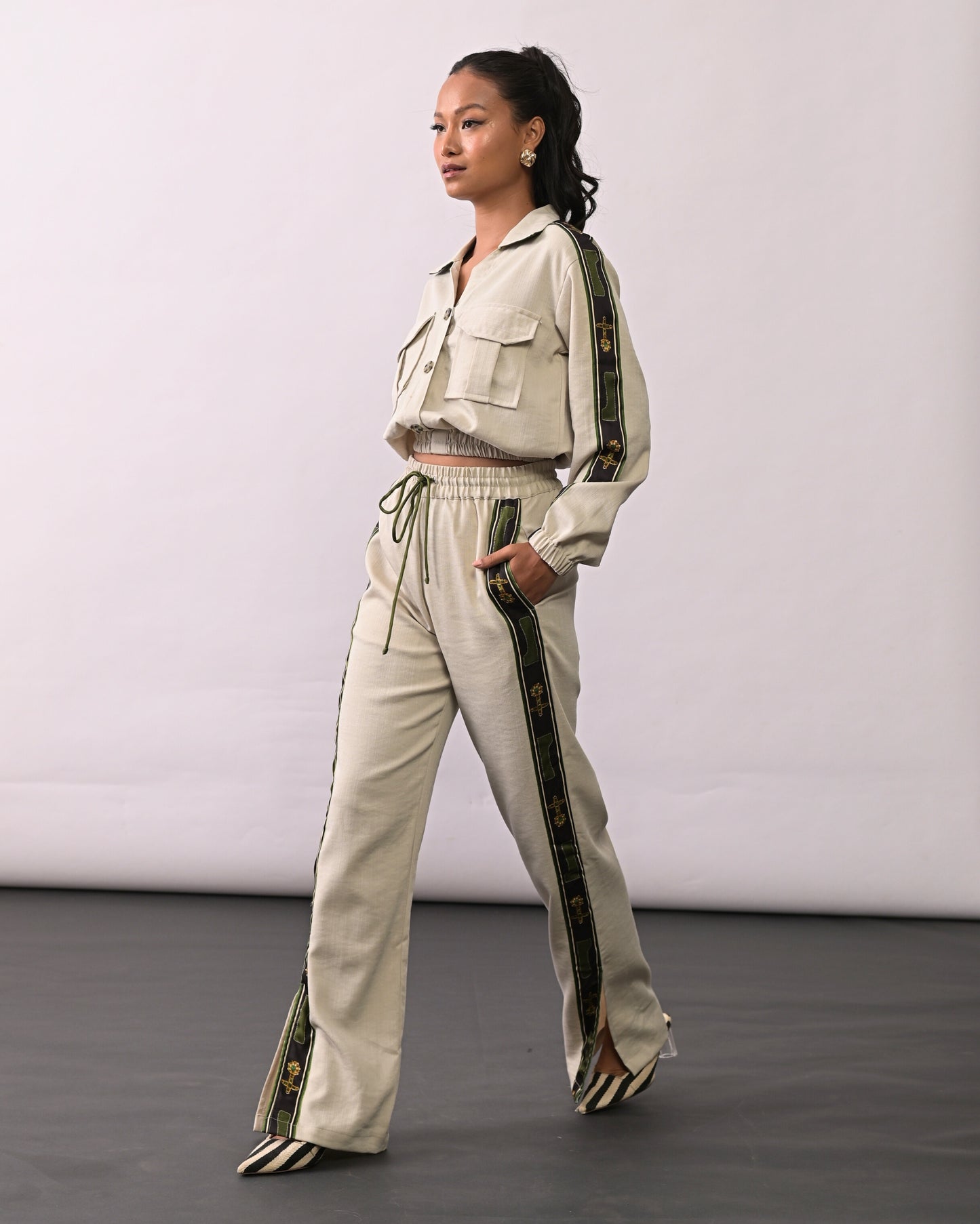 Mila White Co-ord Set