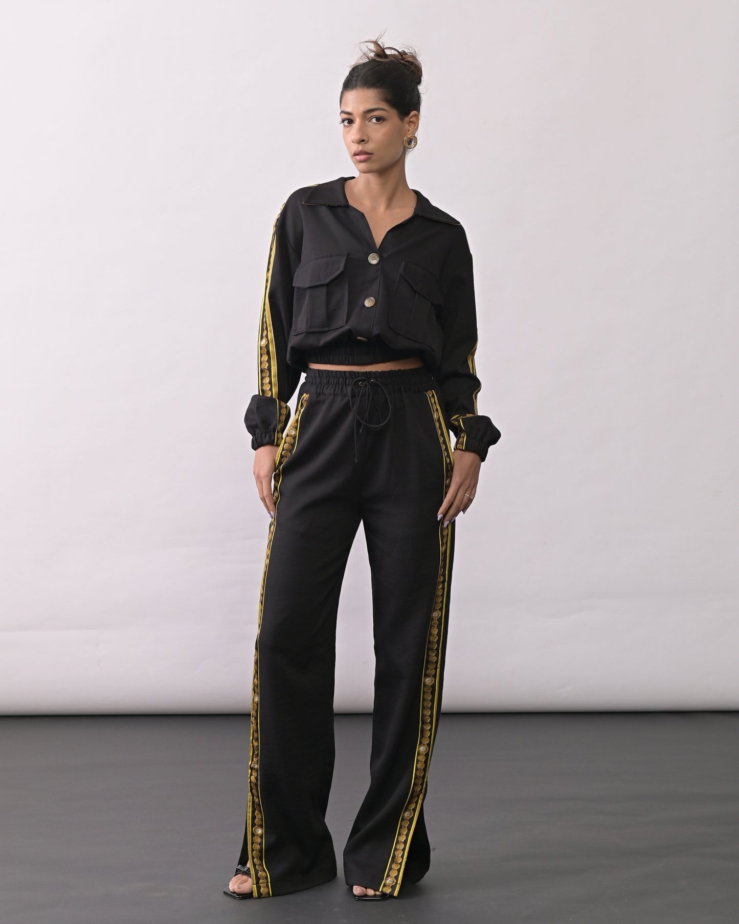 Mila Black Co-ord Set