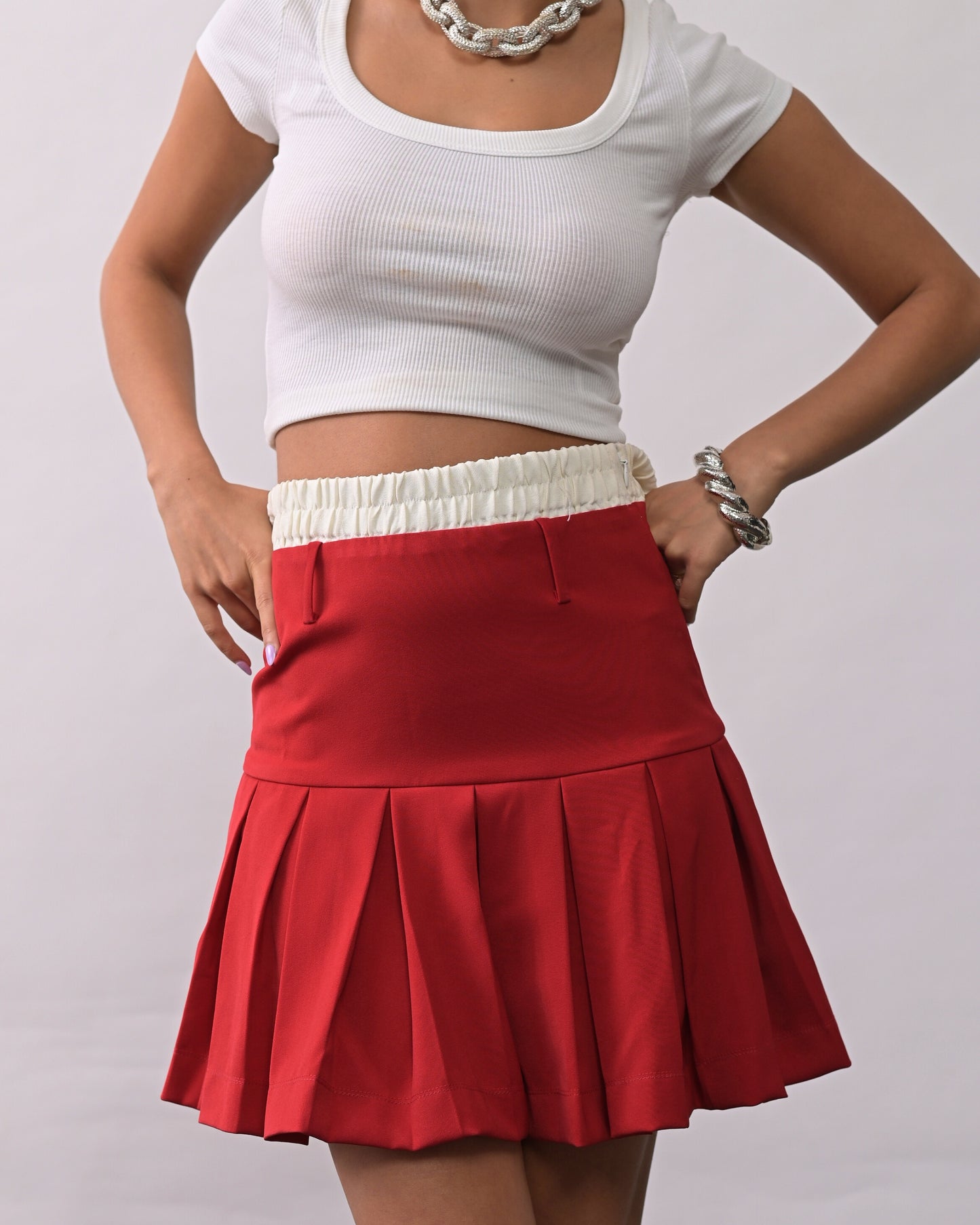 Arena Red Skirt