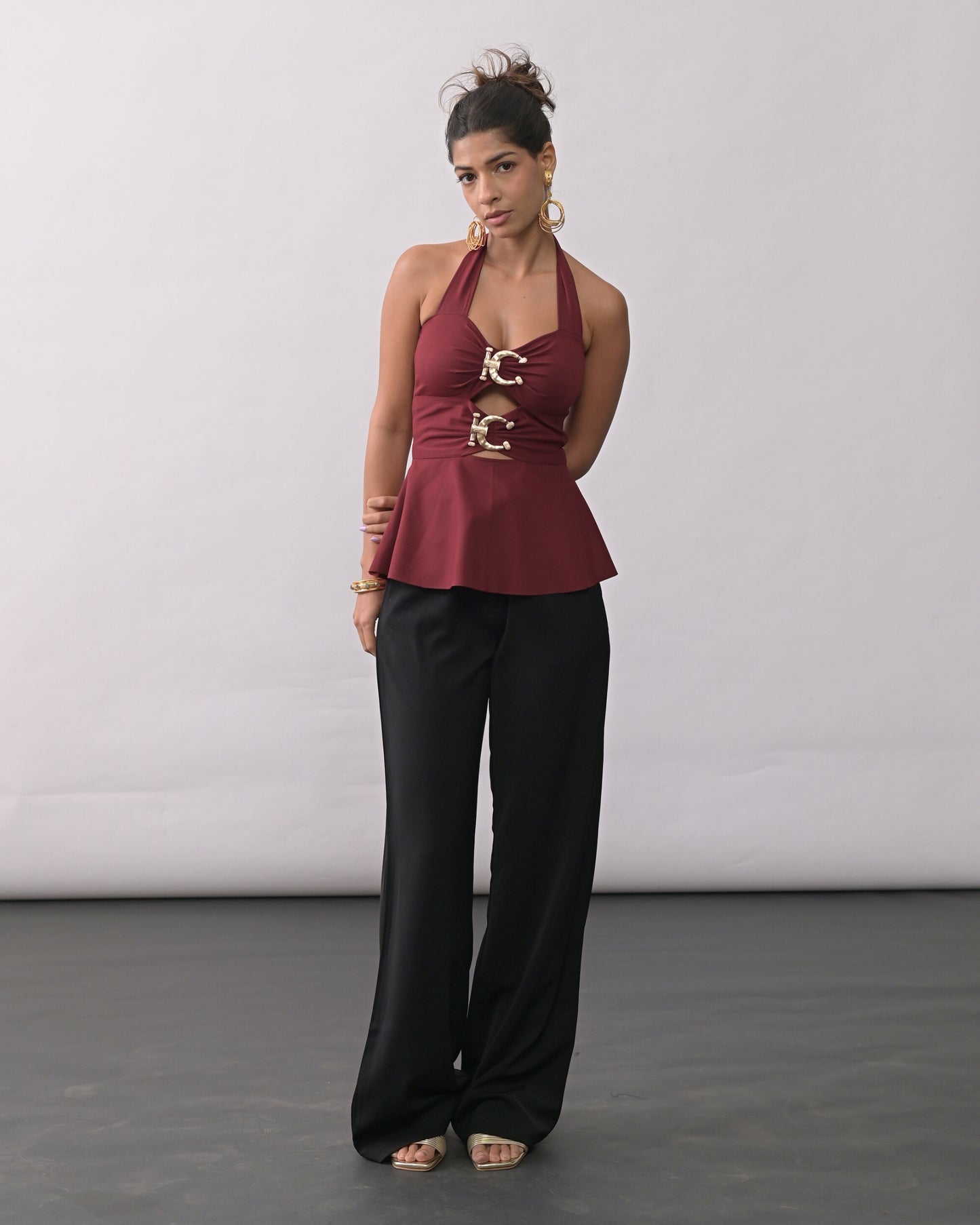 Bae Burgundy Top