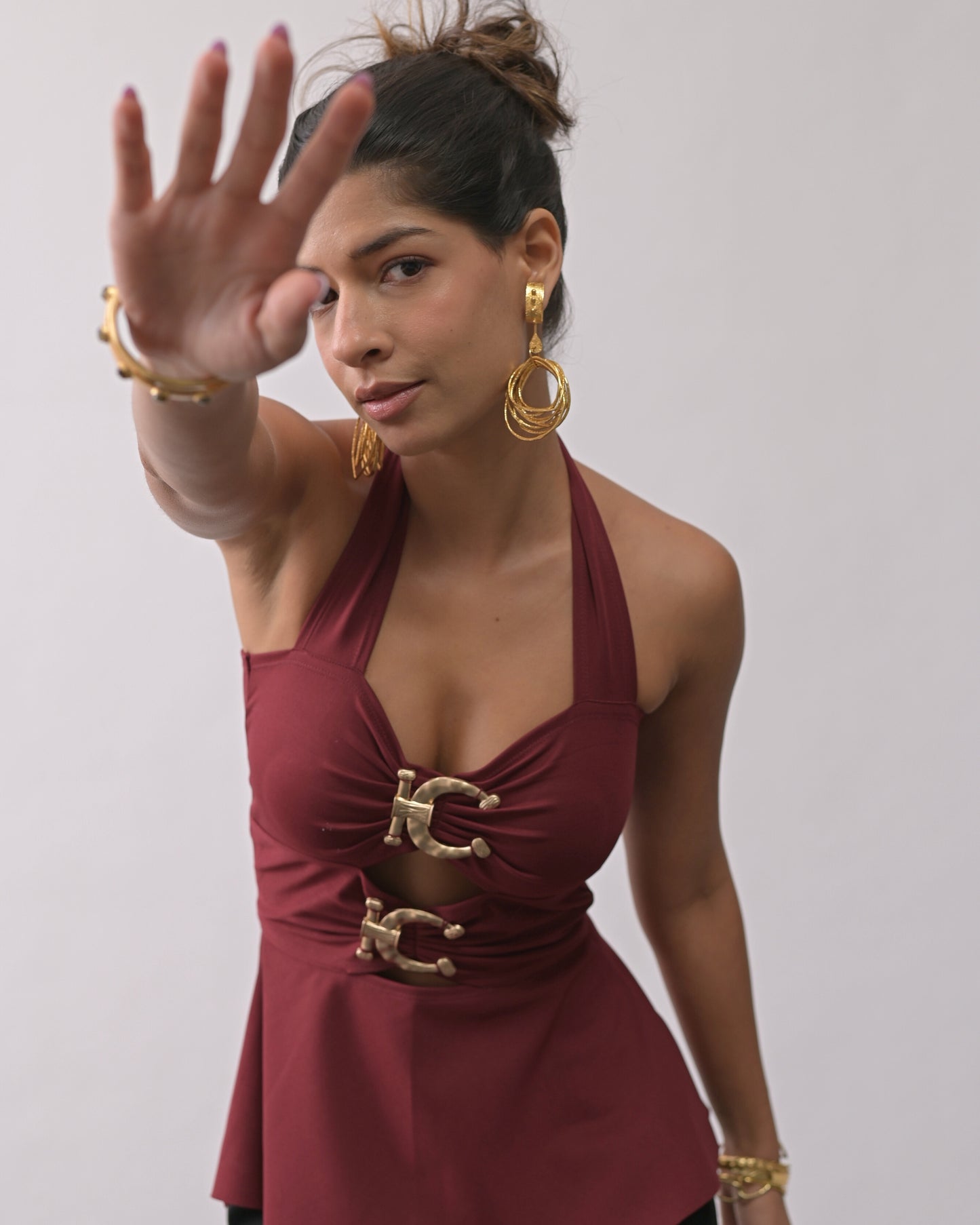 Bae Burgundy Top