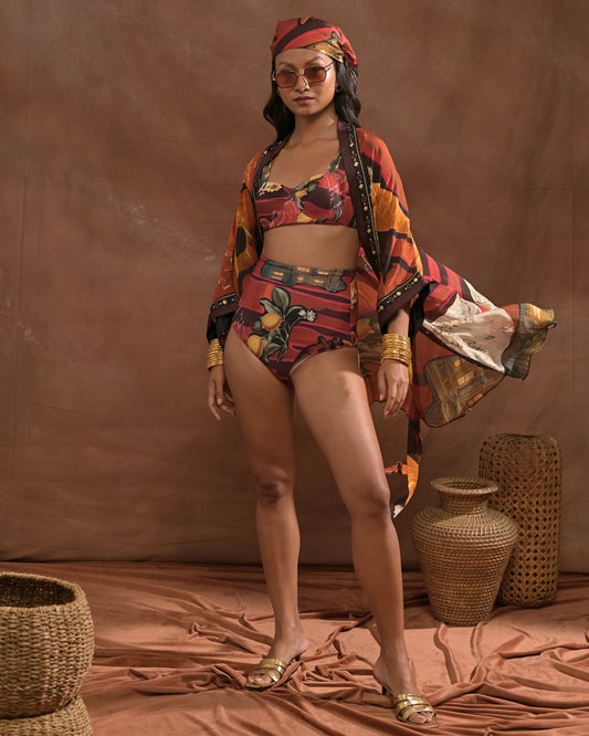 Valentina Printed Cape