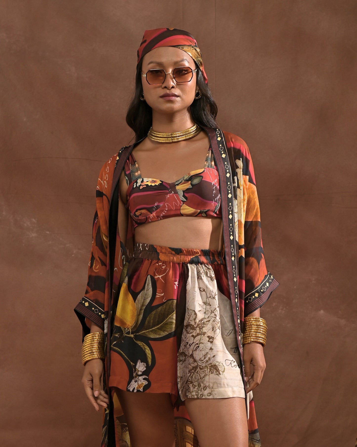 Valentina Cape & Shorts Co-ord Set