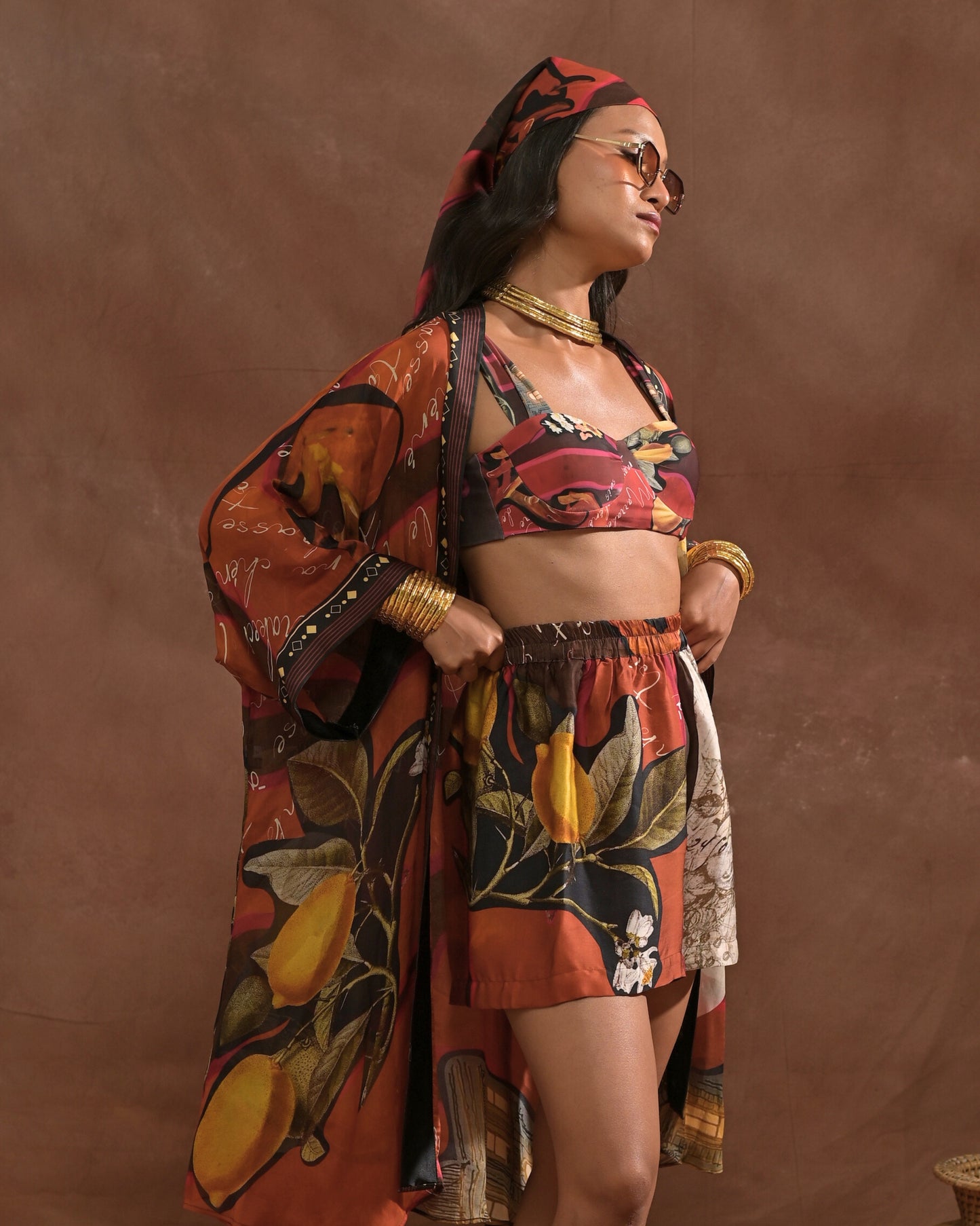 Valentina Cape & Shorts Co-ord Set