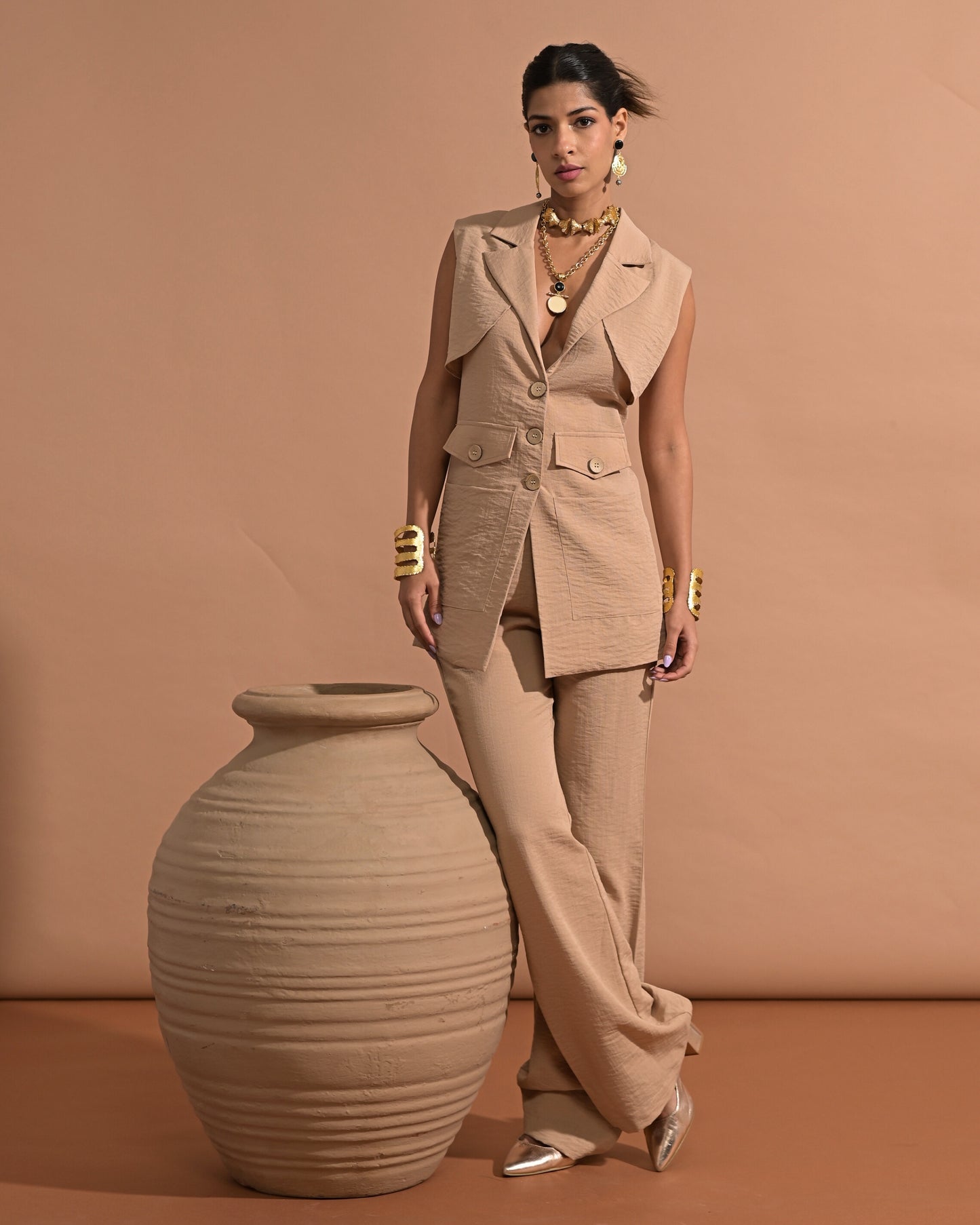 Portia Beige Pants