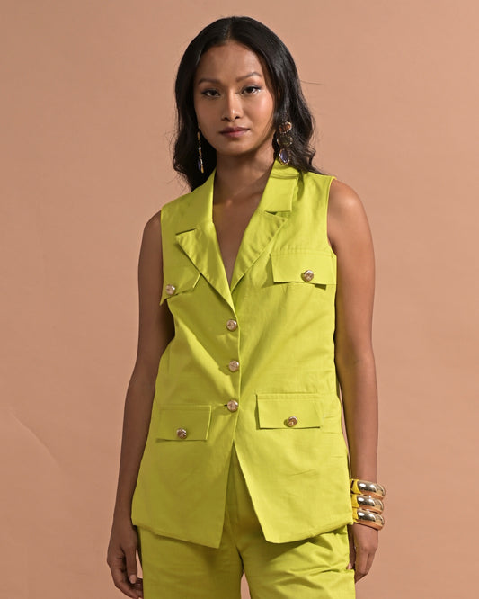 Masai Lime Waistcoat