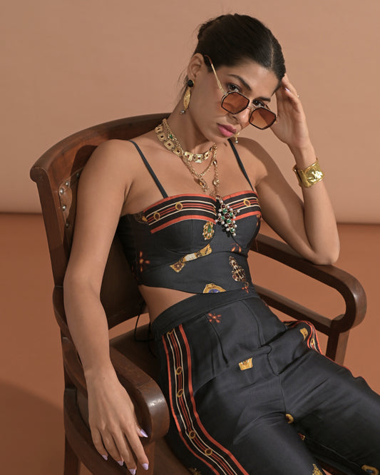 Elizabeth Printed Corset