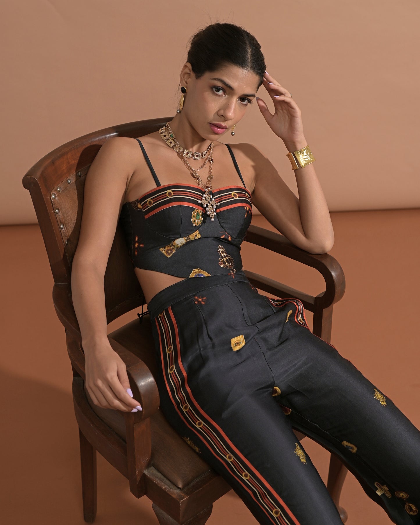 Elizabeth Printed Pant