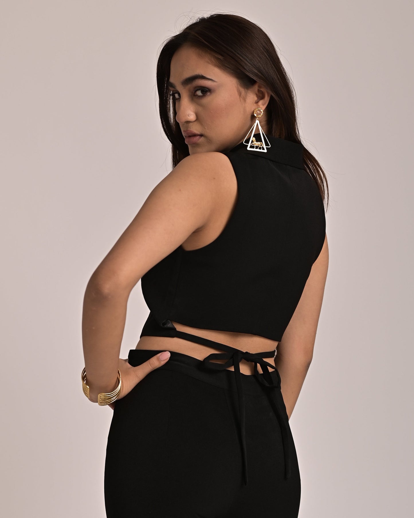 Gabby Black Waistcoat