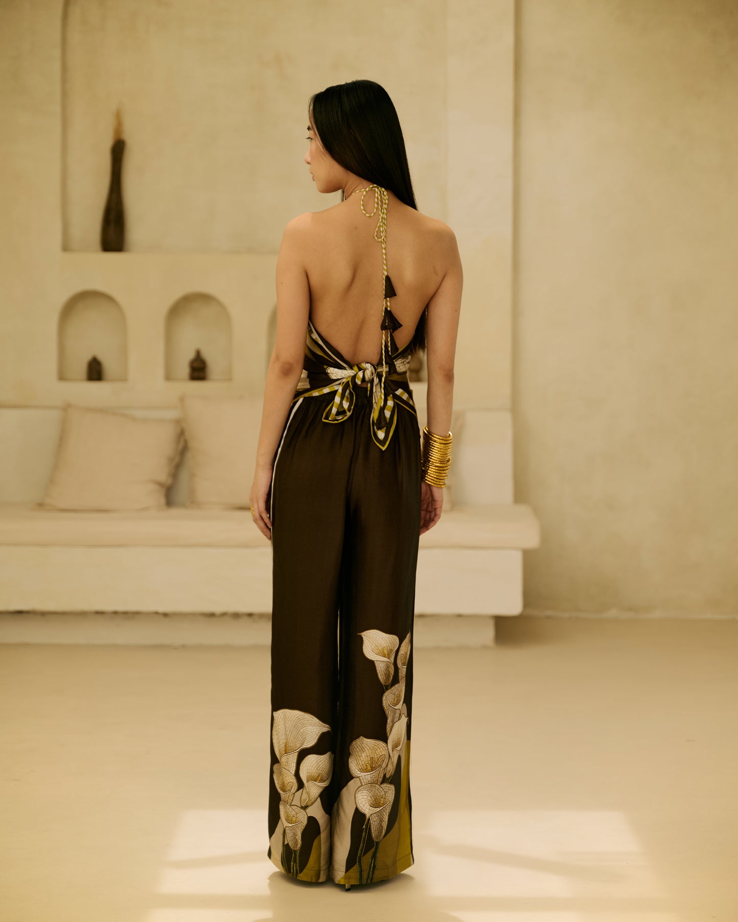 Terra Scarf Top & Pant Co-Ord Set