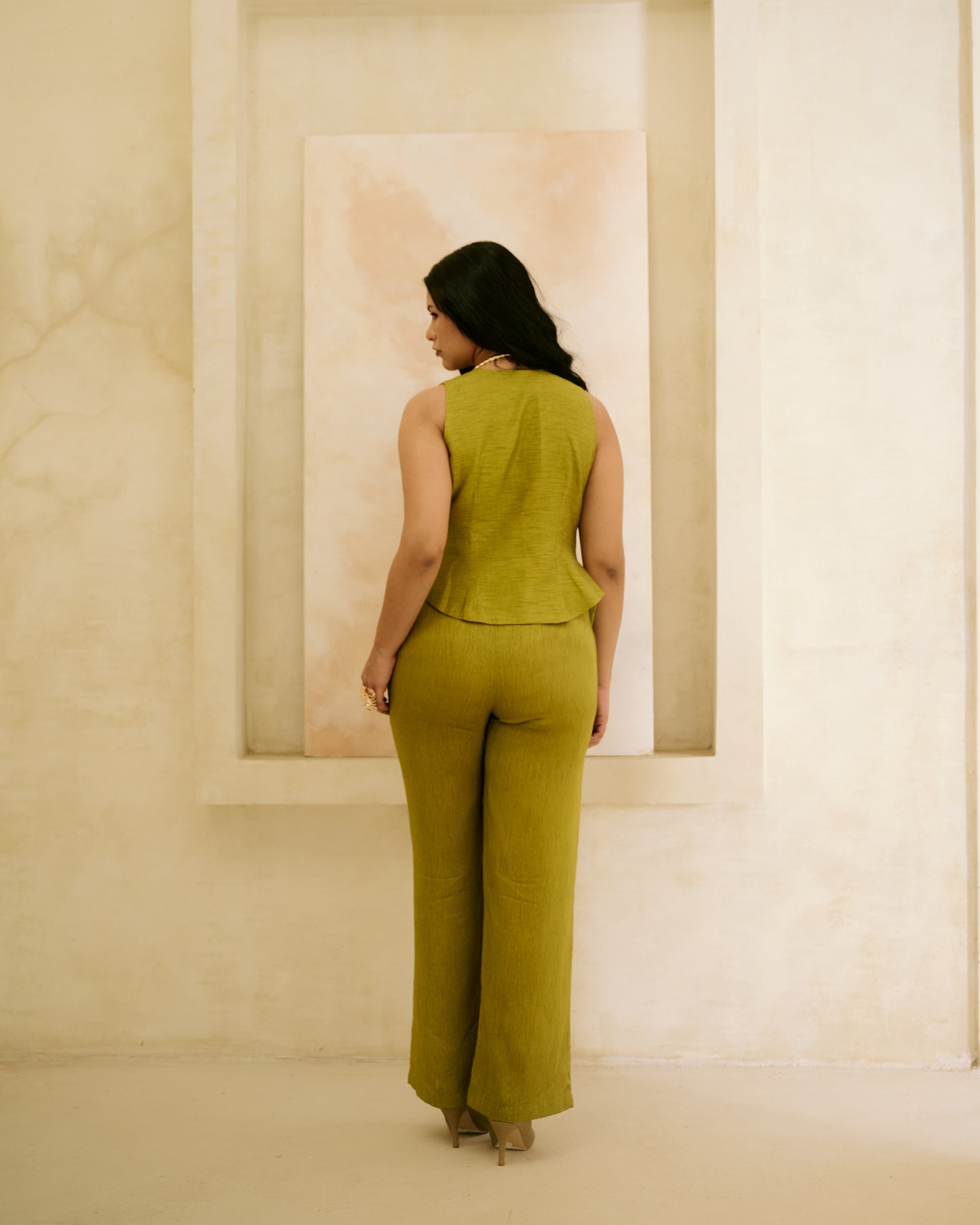 Green Charm Top & Pant Co-Ord Set