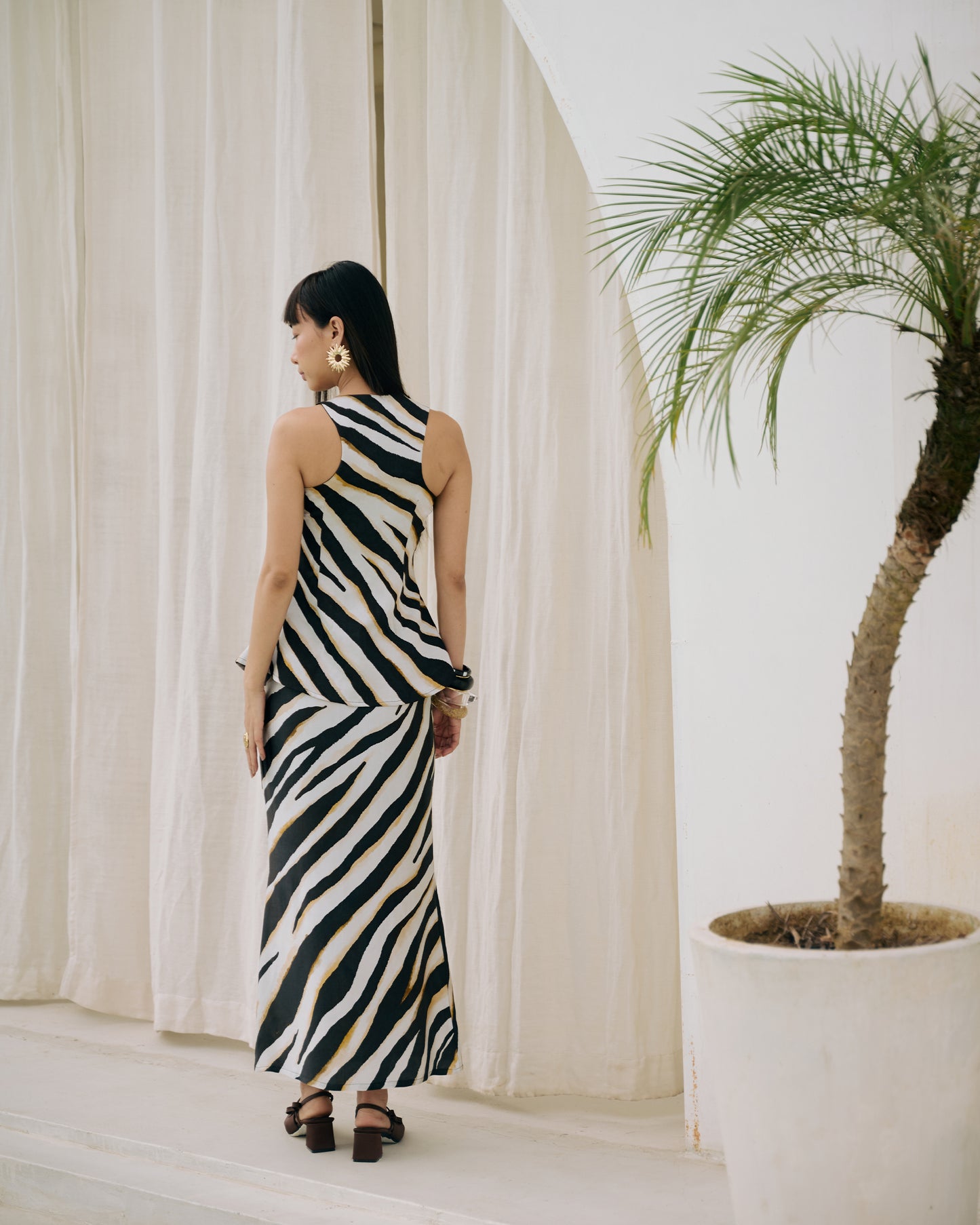 Belly Top & Skirt Co-ord Set