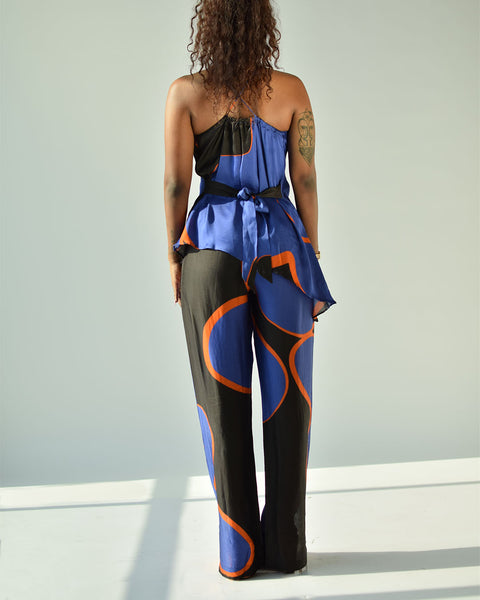 Blue Iris Straight Pants