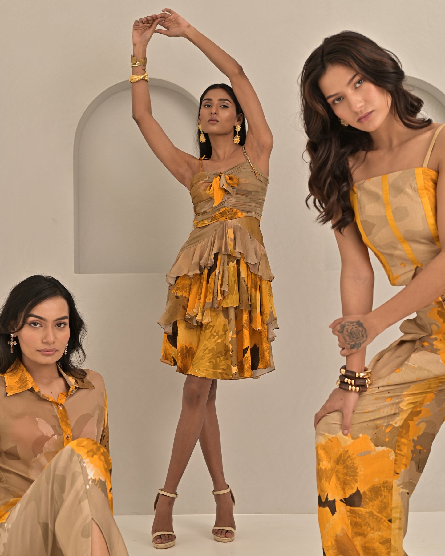 Ambros Yellow Dress
