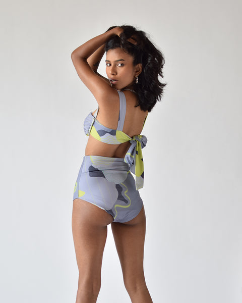 Grey Ivy Bikini Bottom