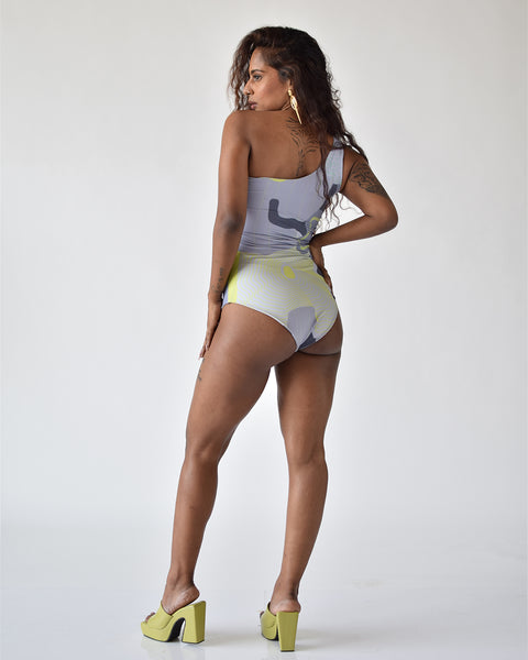Grey Ivy Monokini