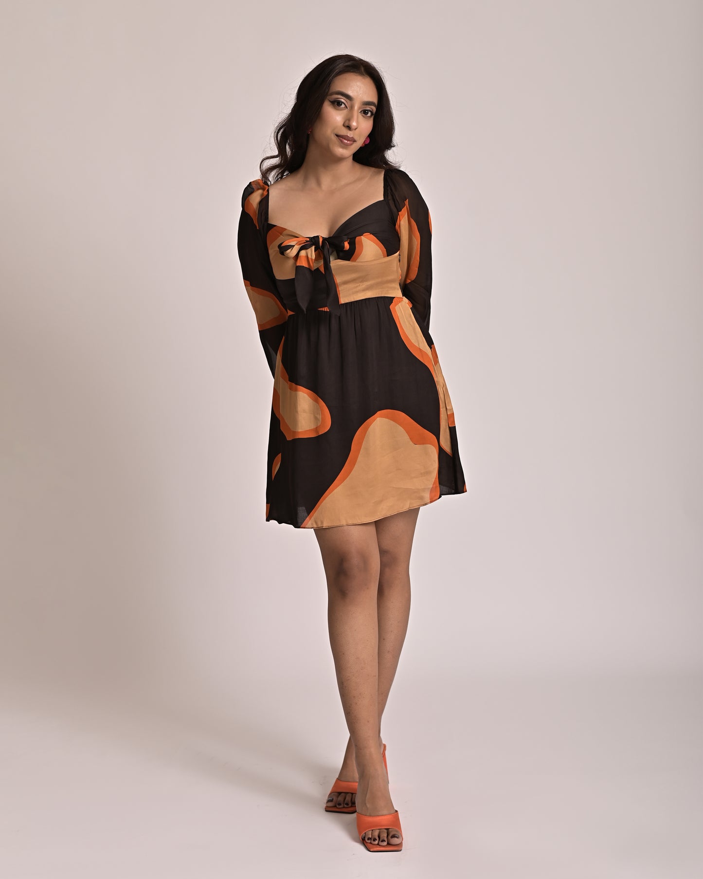 Orange Pop Dress