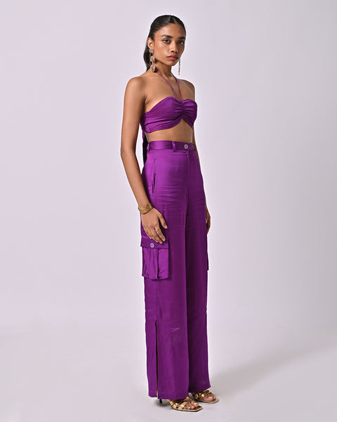 Koko Purple Crop Top