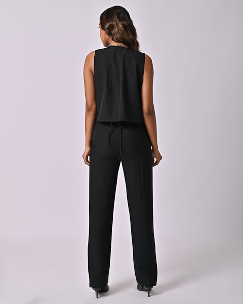 Remi Black Staright Pants