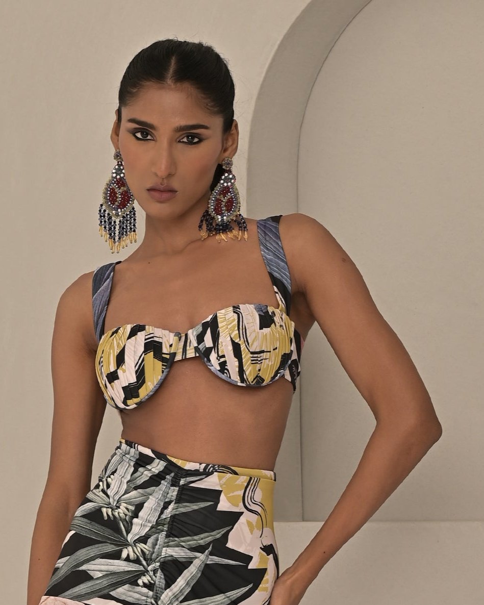 Maple Bikini Crop Top