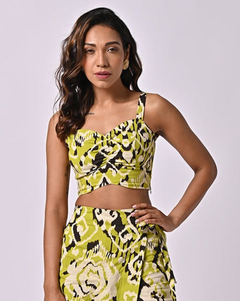 Ayna Ikat Crop Top