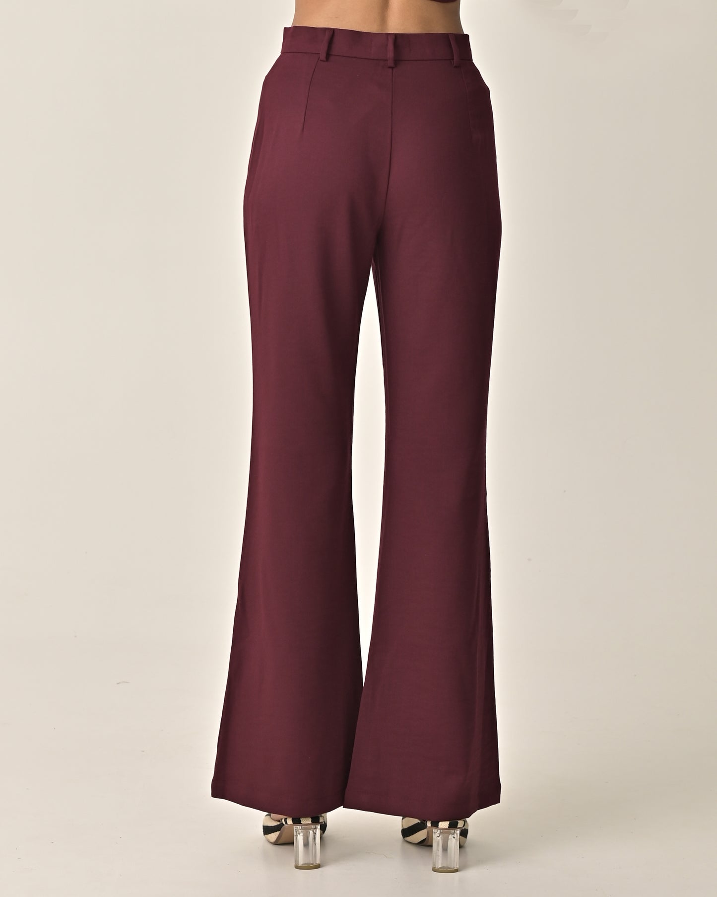 Abby Burgundy Formal Pant