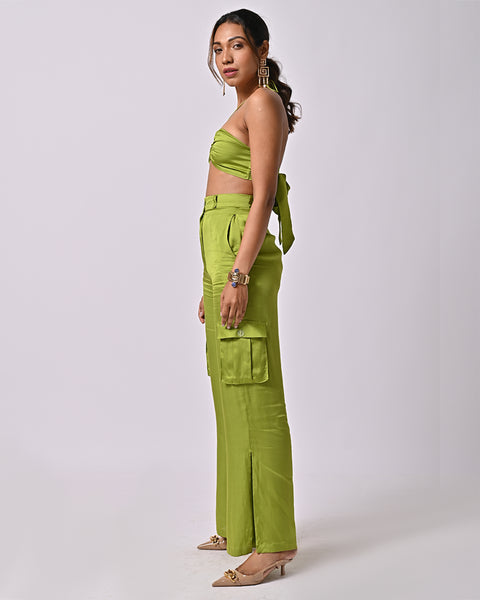 Koko Green Crop Top