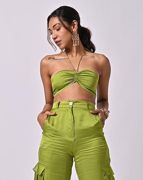 Koko Green Crop Top