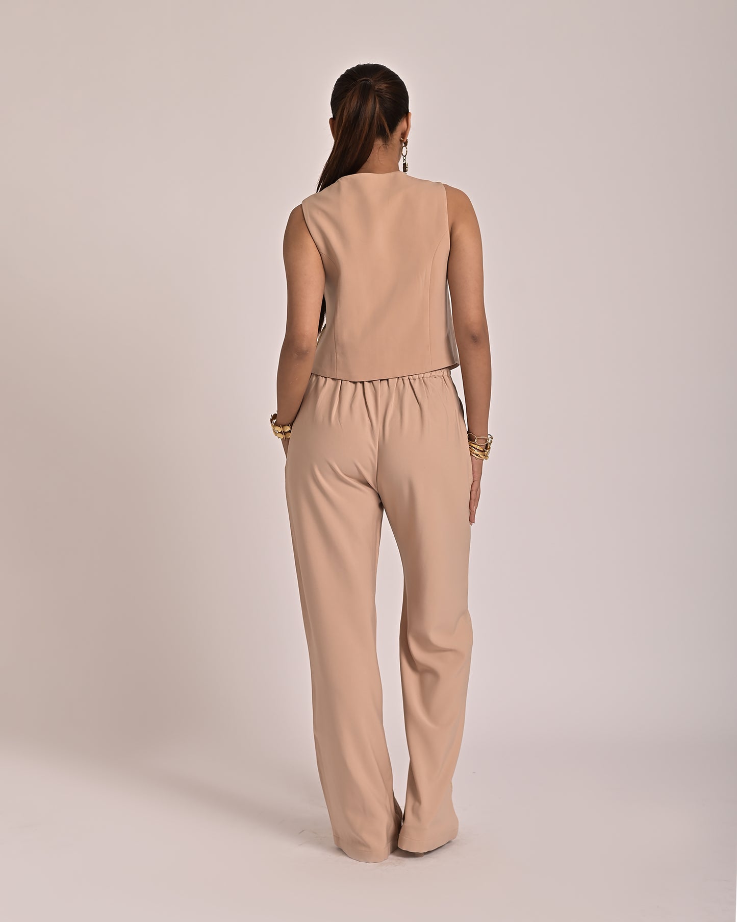 Clover Beige Waistcoat