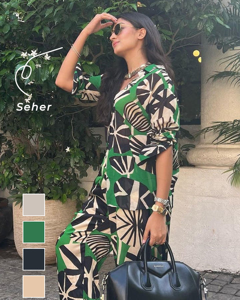 Kourteny Shirt - Abstract Print