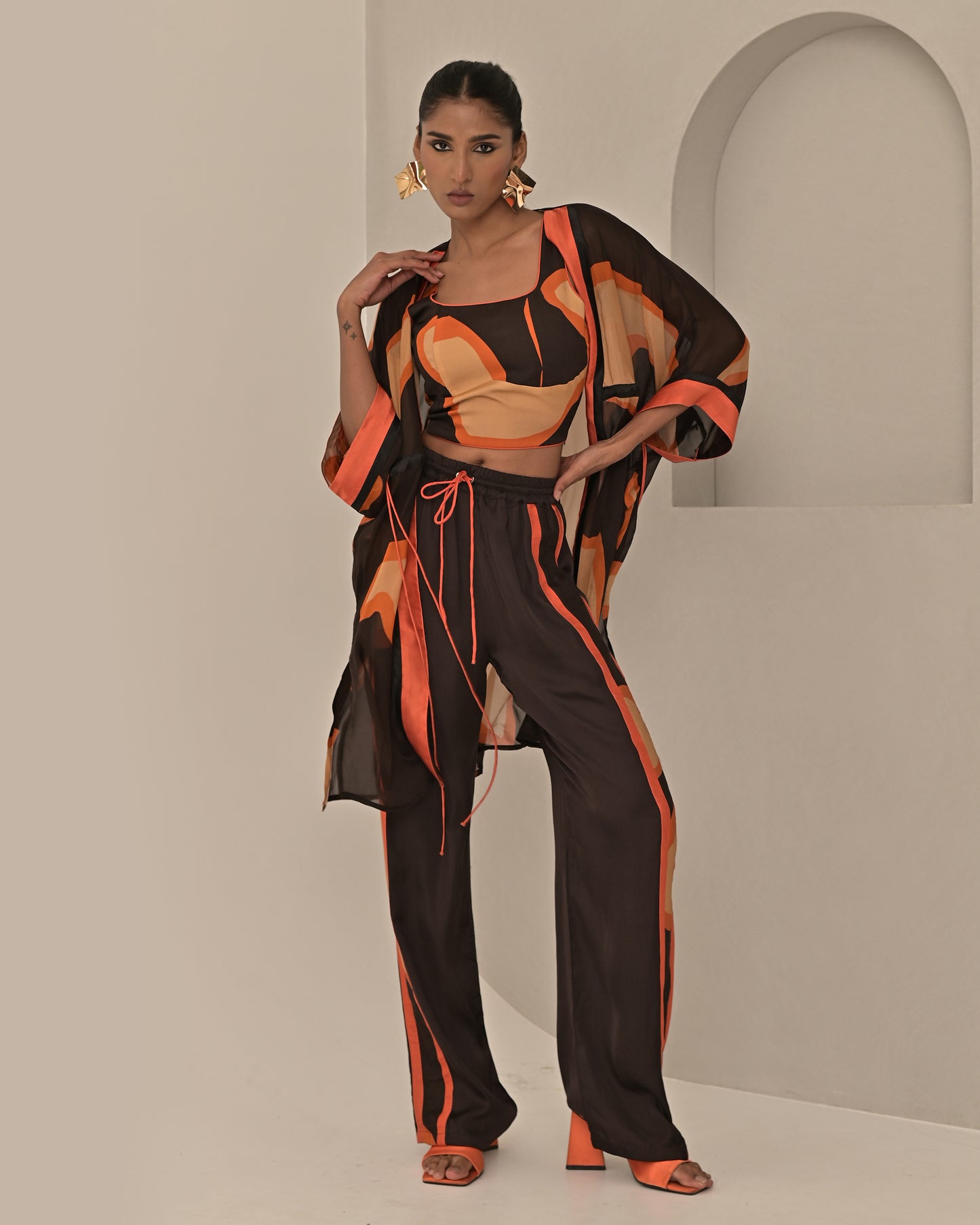 Orange Pop Pants
