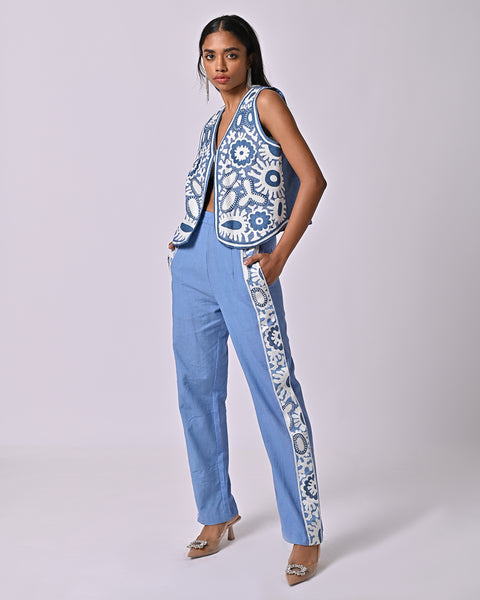 Remi Blue Staright Pants