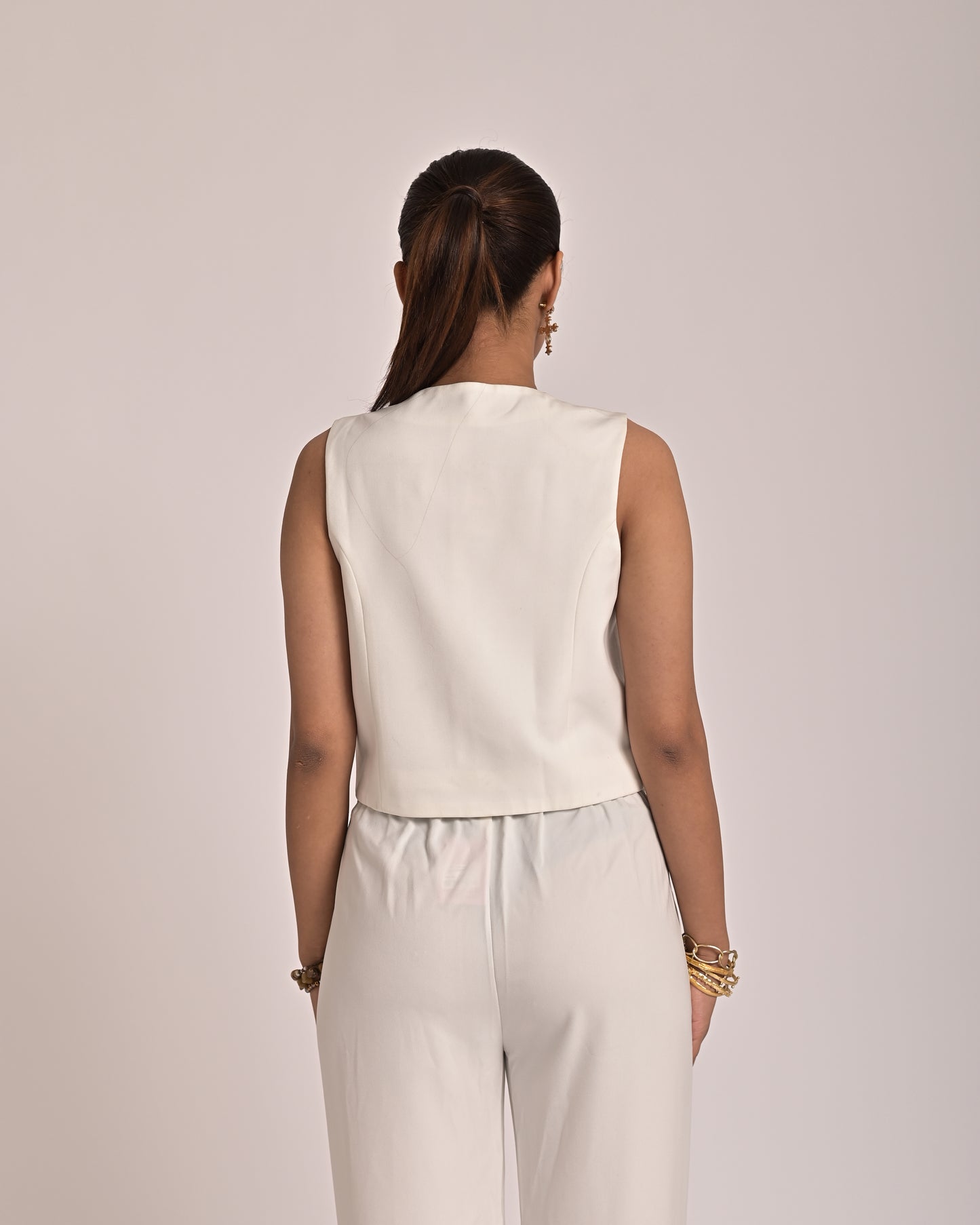 Clover White Waistcoat