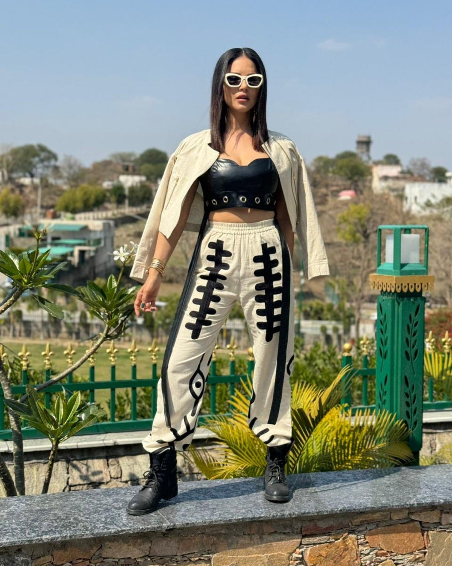 Doodle Embroidered Jacket