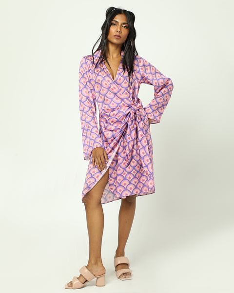 Chrishell Dress - Abstarct Print