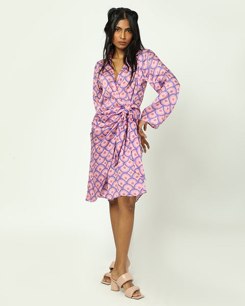 Chrishell Dress - Abstarct Print