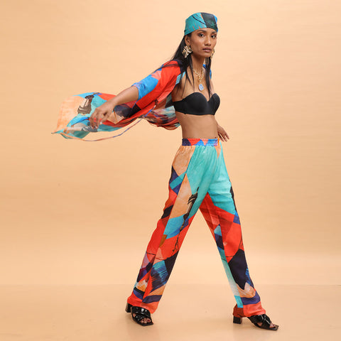 Lamp Pant - Abstract Print
