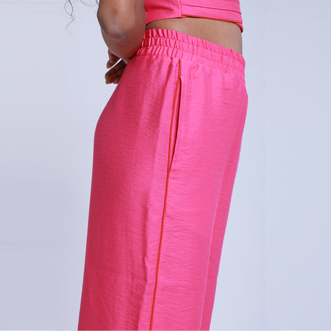 Pink Crissy Straight Pants
