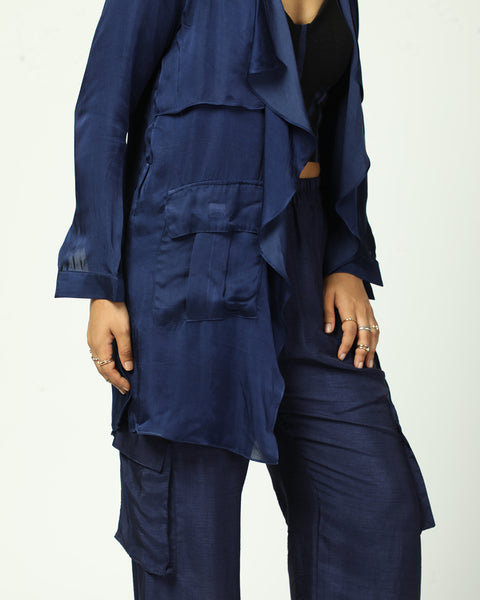 Blue Vickie Pants