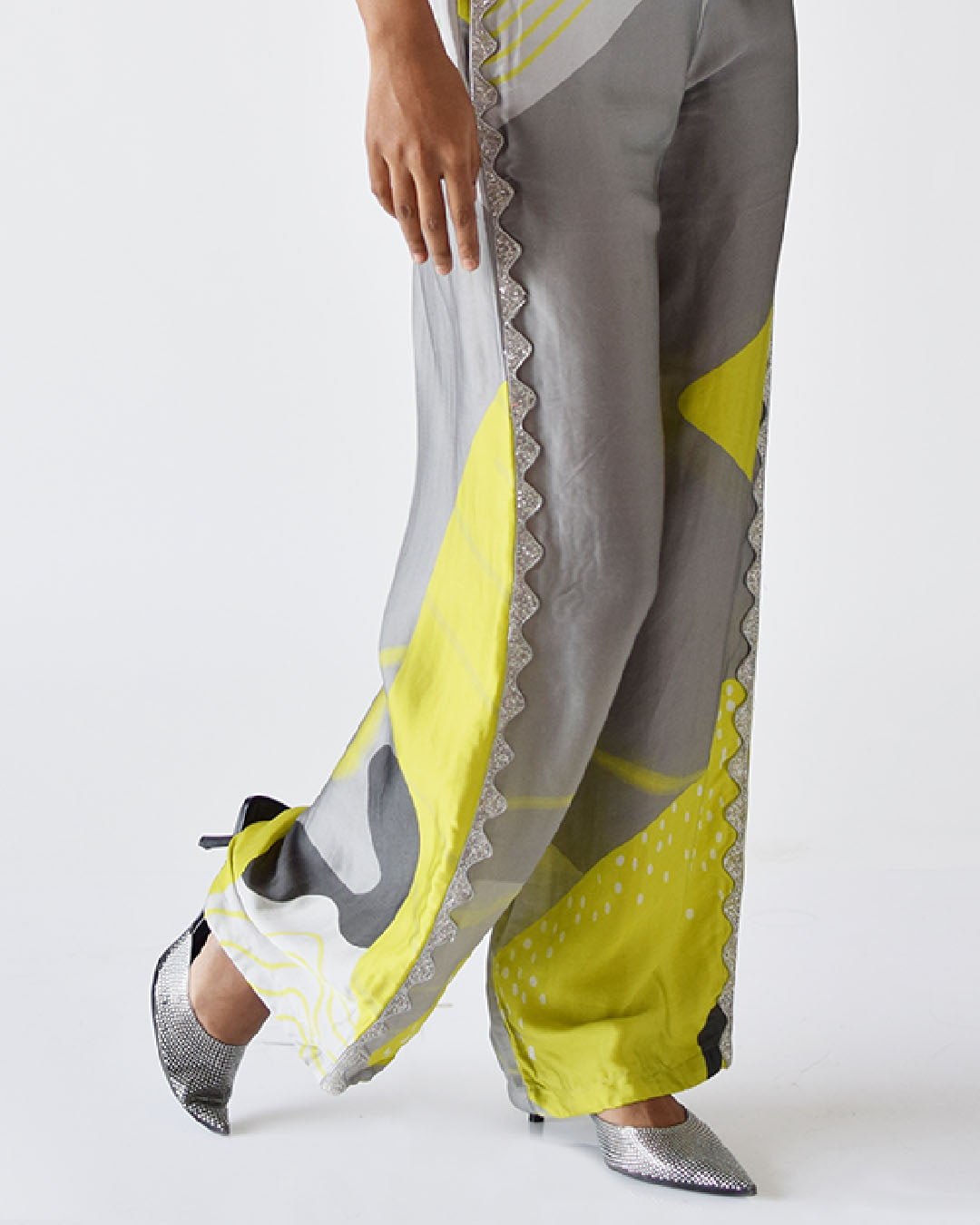 Grey Ivy Straight Pants