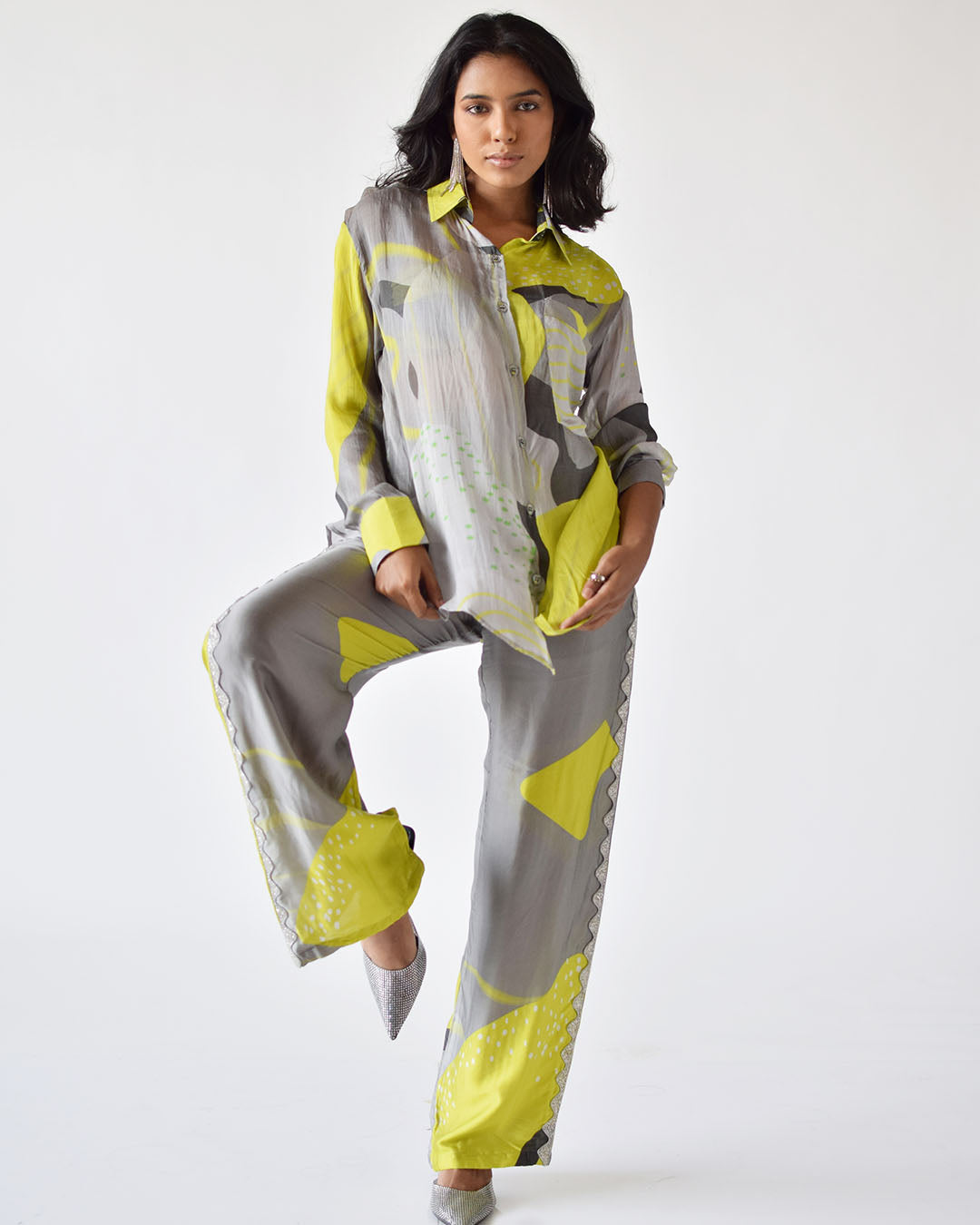 Grey Ivy Straight Pants