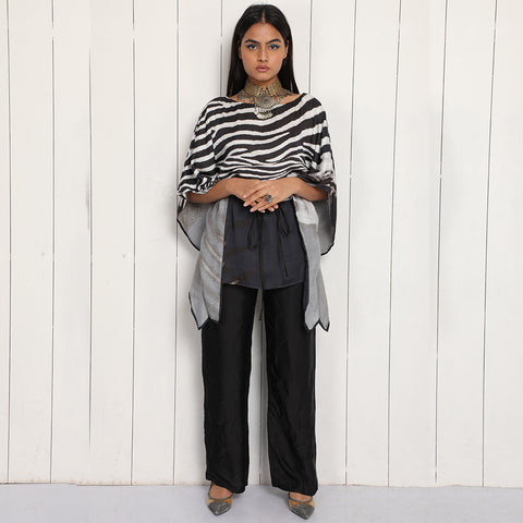 Multicolor Zebra Top - Abstract Print