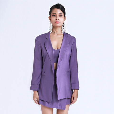 Purple Cassie Blazer